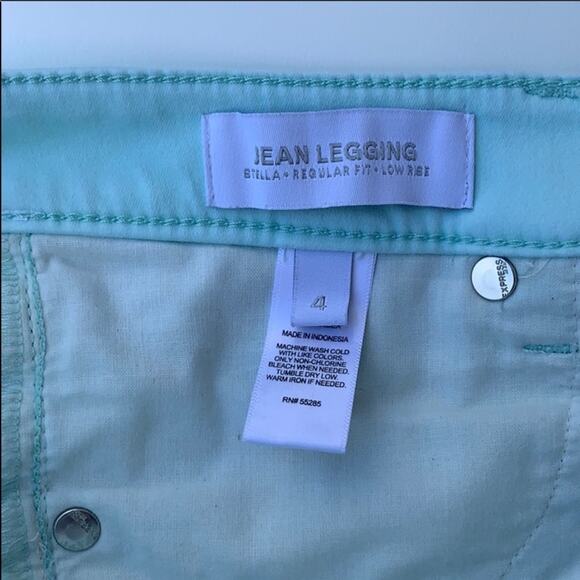 GAP Tee striped + EXPRESS pants mint green bundle - Picture 8 of 8